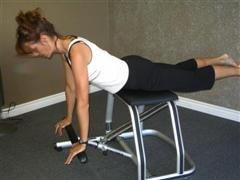 pushups on pilates wunda chair image