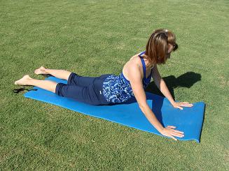back stretching exercise image