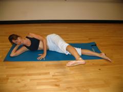 pilates hip flexor exercise imag
