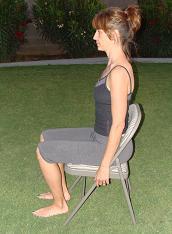 sitting exercise for back position imag