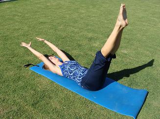 pilates stretch image