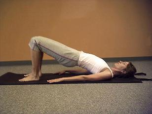 pilates bridge exercise image