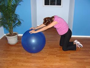 exercise ball for pregnant women image