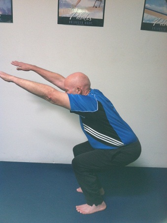 psoas exercise doing squat image