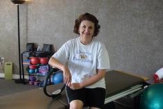 picture of lady with Pilates question